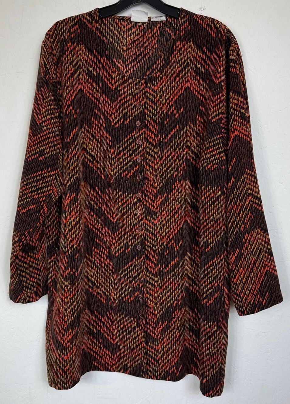 Studio C Long Sleeve Button Up Blouse Women's Size 22/24W